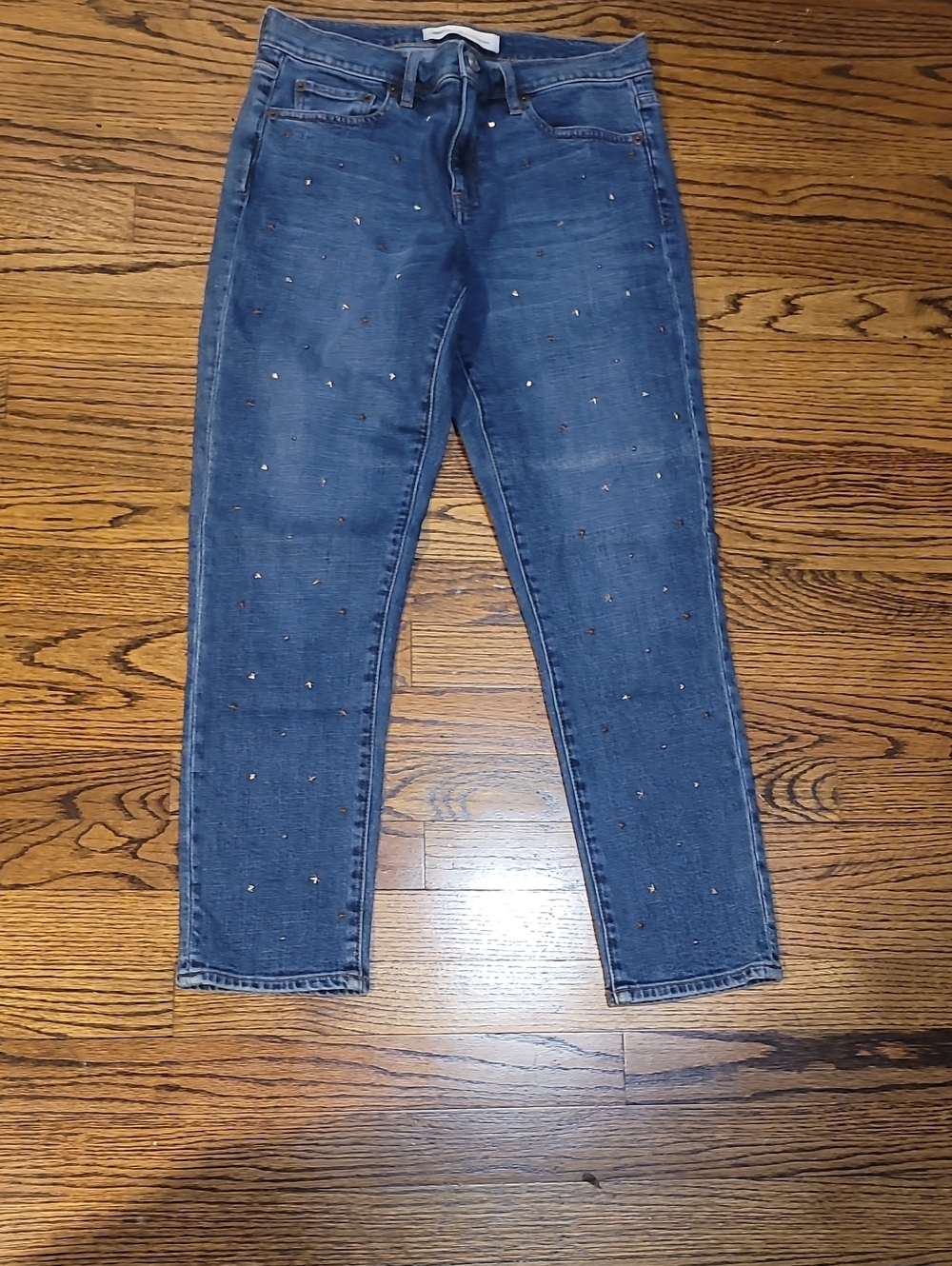GAP Dark Blue Girl Friend Jeans with Silver Studs